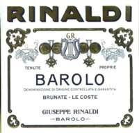 Barolo Brunate - Le Coste 1997  Giuseppe Rinaldi