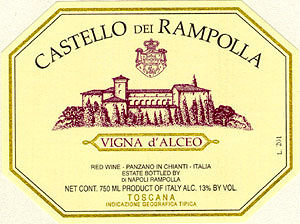 Vigna d'Alceo 2001  Castello dei Rampolla